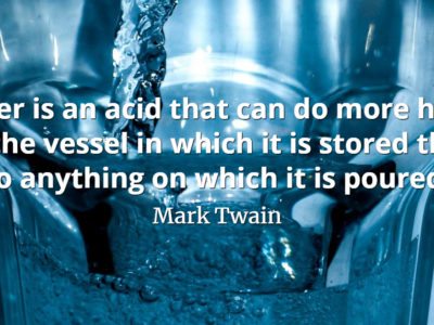 Mark Twain Quote Anger is an acid that can do more harm to the vessel in which it is stored than to anything on which it is poured.