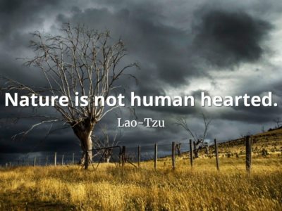 lao-tzu quote Nature is not human hearted