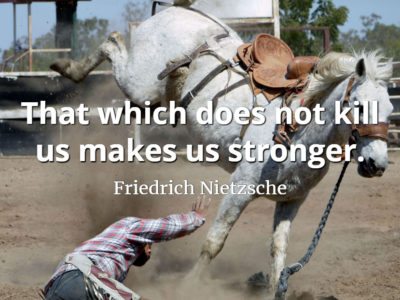 Friedrich Nietzsche quote That which does not kill us makes us stronger.