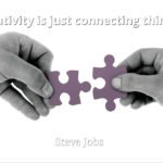 Steve Jobs quote Creativity is just connecting things.