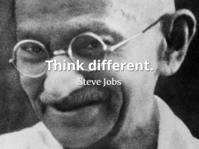 Steve Jobs quote Think different