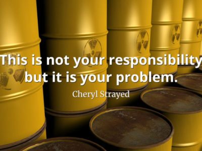 cheryl strayed quote This is not your responsibility but it is your problem